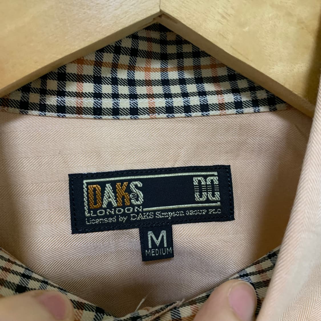 닥스 베이지 빈티지 셔츠 M 남녀공용 상품이미지7