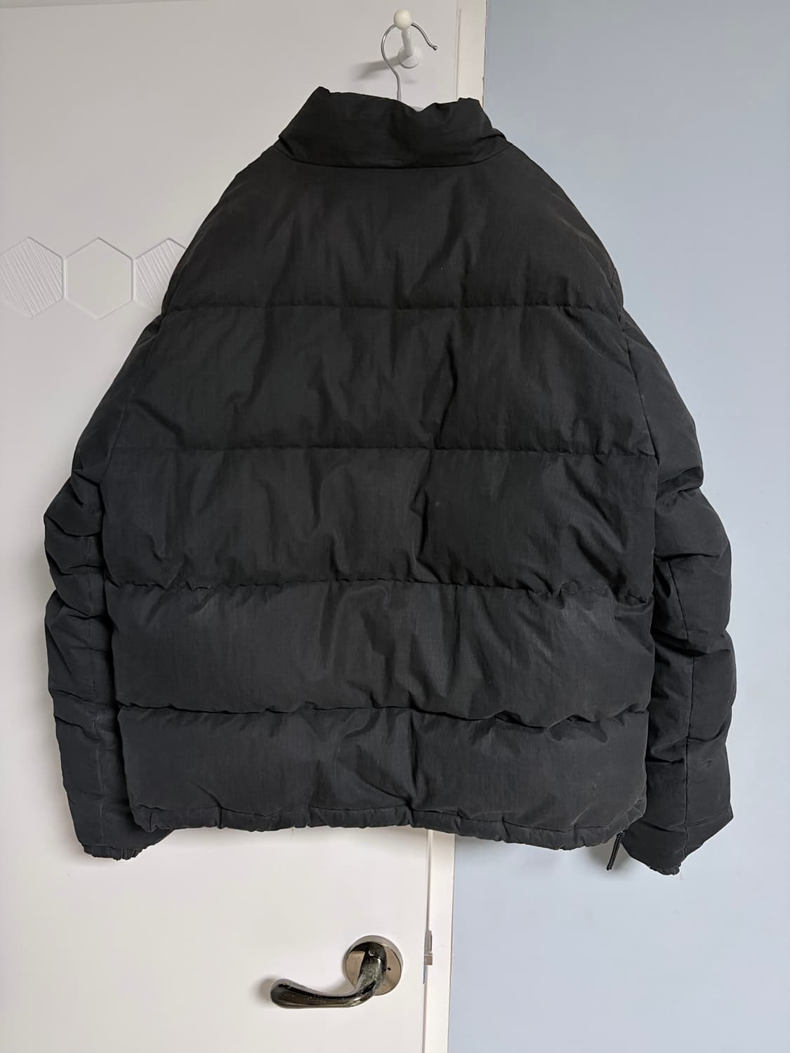 스투시 립스탑 패딩 블랙 상품이미지2