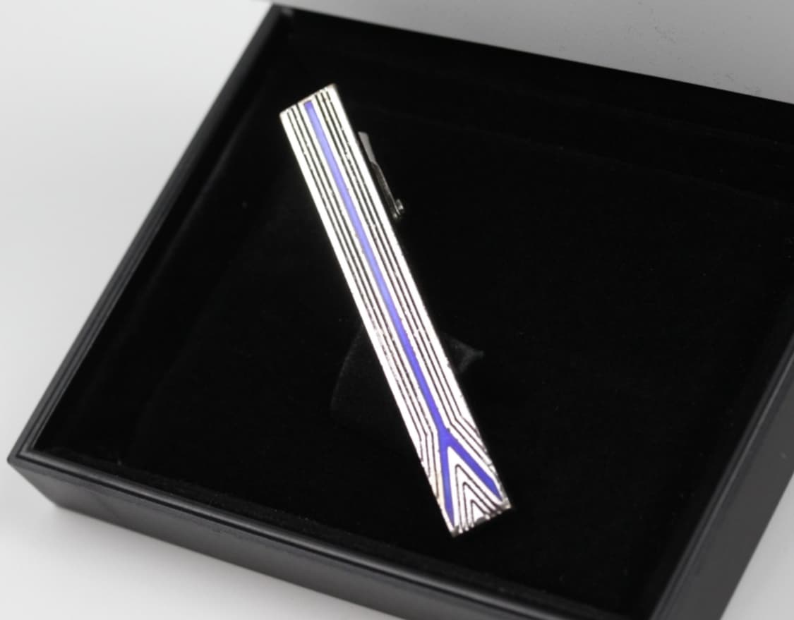 입생로랑 A-등급 5.6cm 남자 명품 넥타이핀 빈티지 상품이미지1