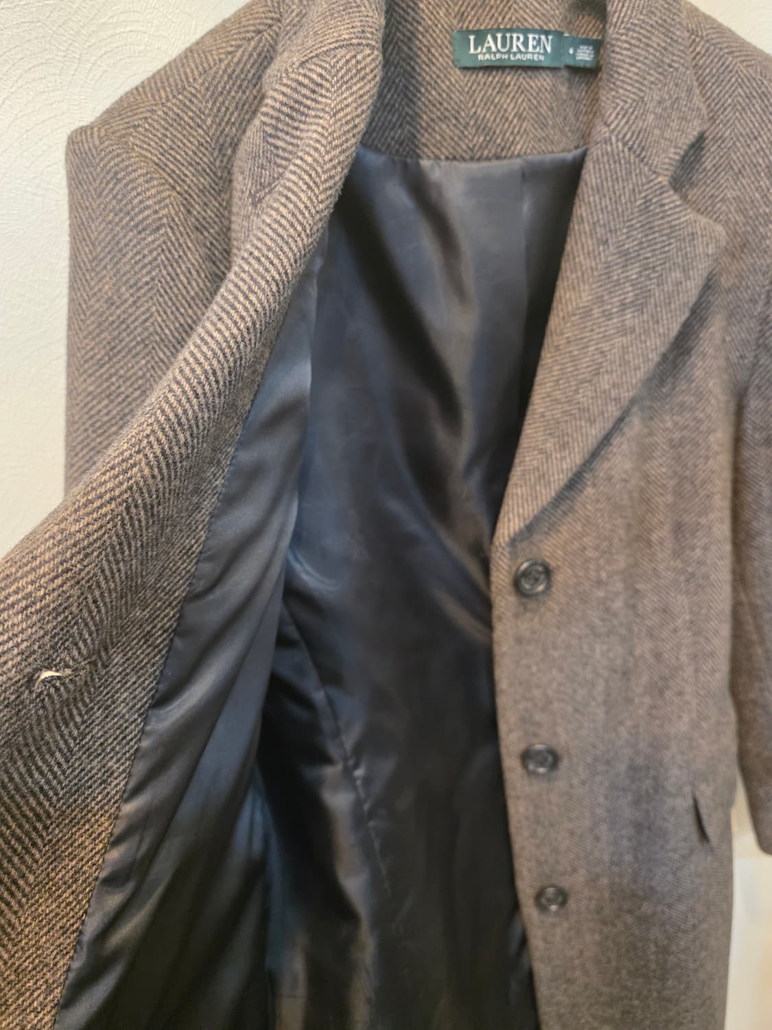 로렌 랄프로렌 헤링본 코트 4사이즈 상품이미지7