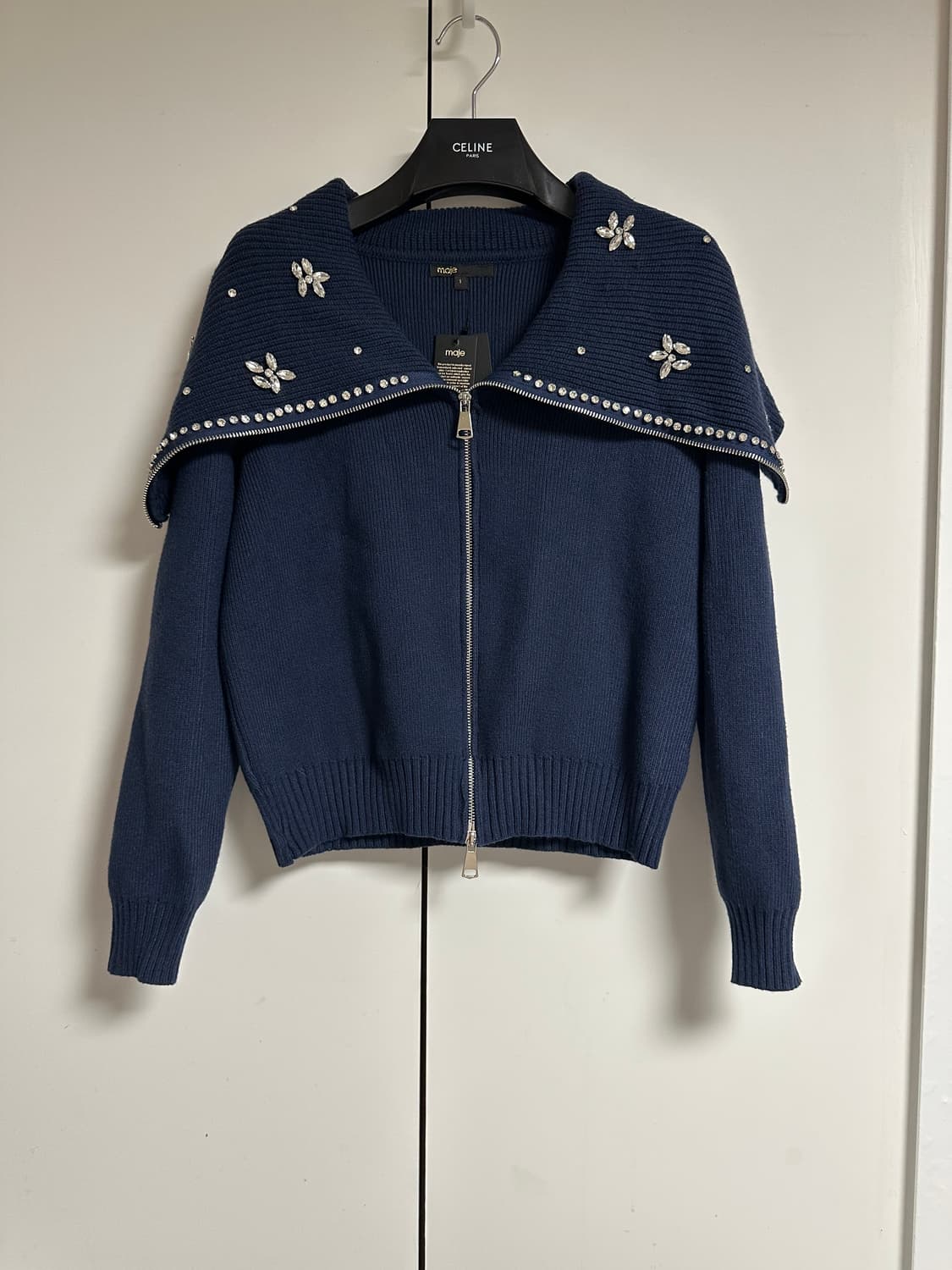 마쥬 쥬얼리넥 가디건 새상품 상품이미지3