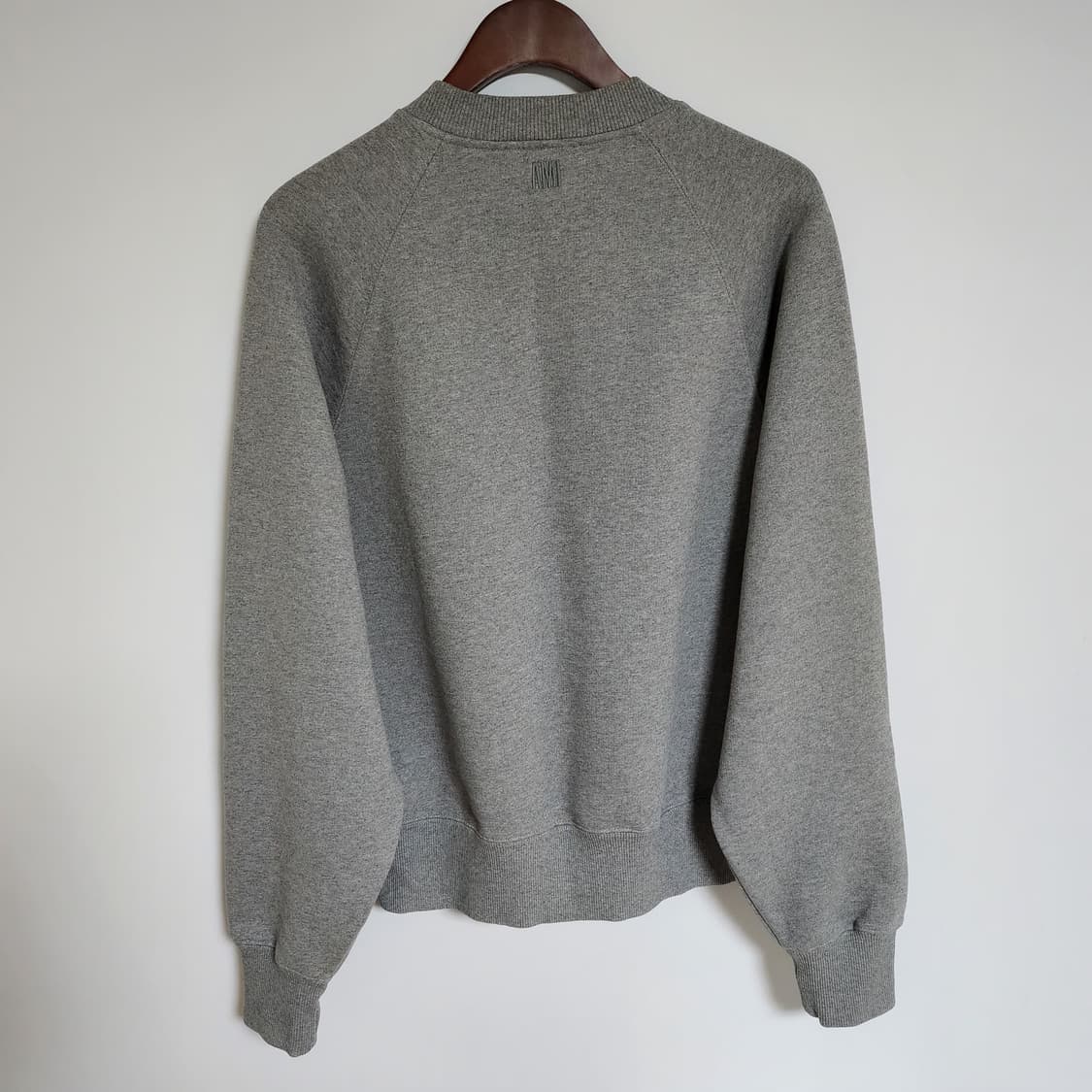 [S] 아미 그레이 빅하트 자수 맨투맨 USW002 상품이미지4