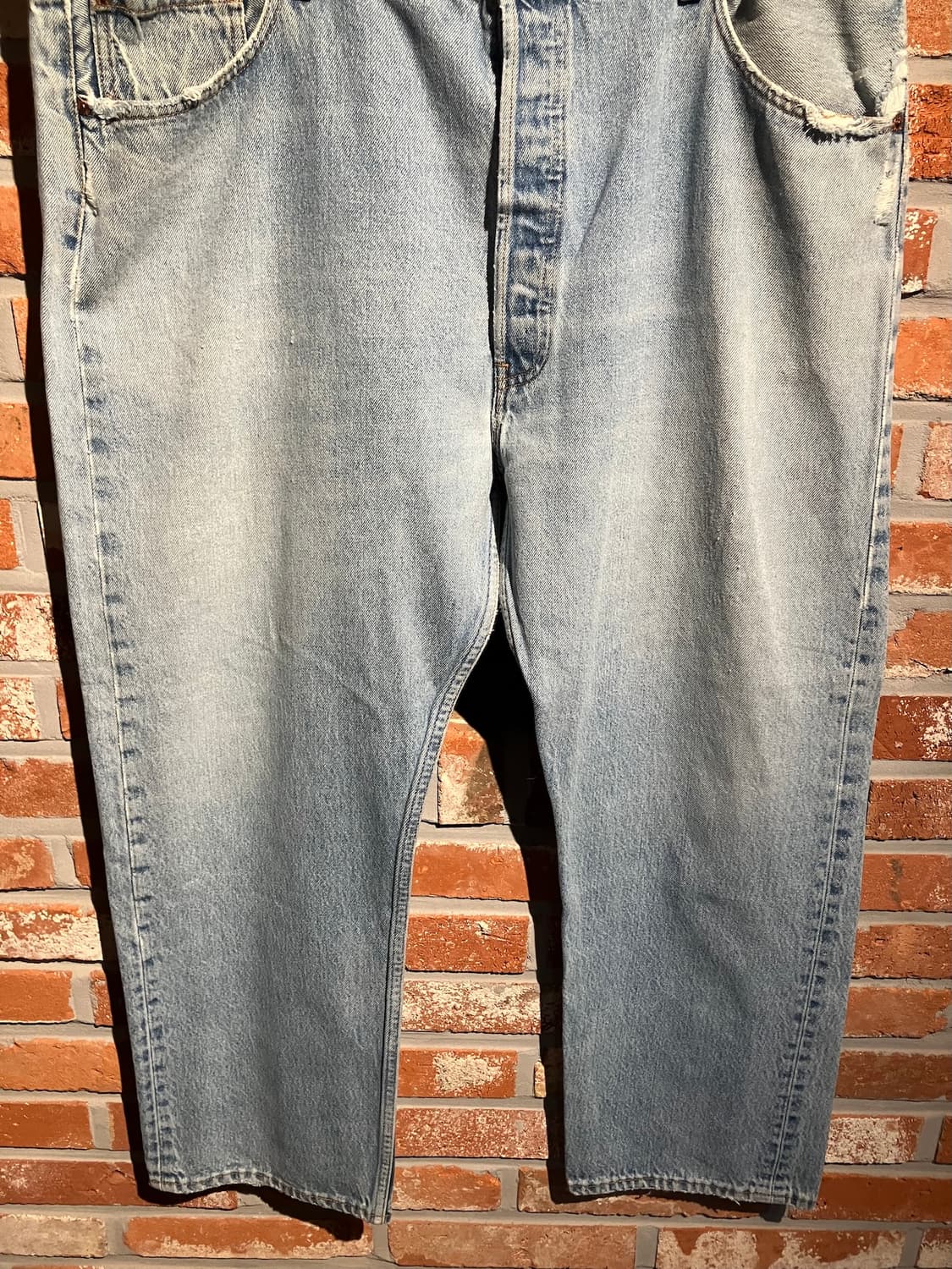 90s USA 빈티지 리바이스 501 데님 팬츠 빅사이즈 상품이미지4