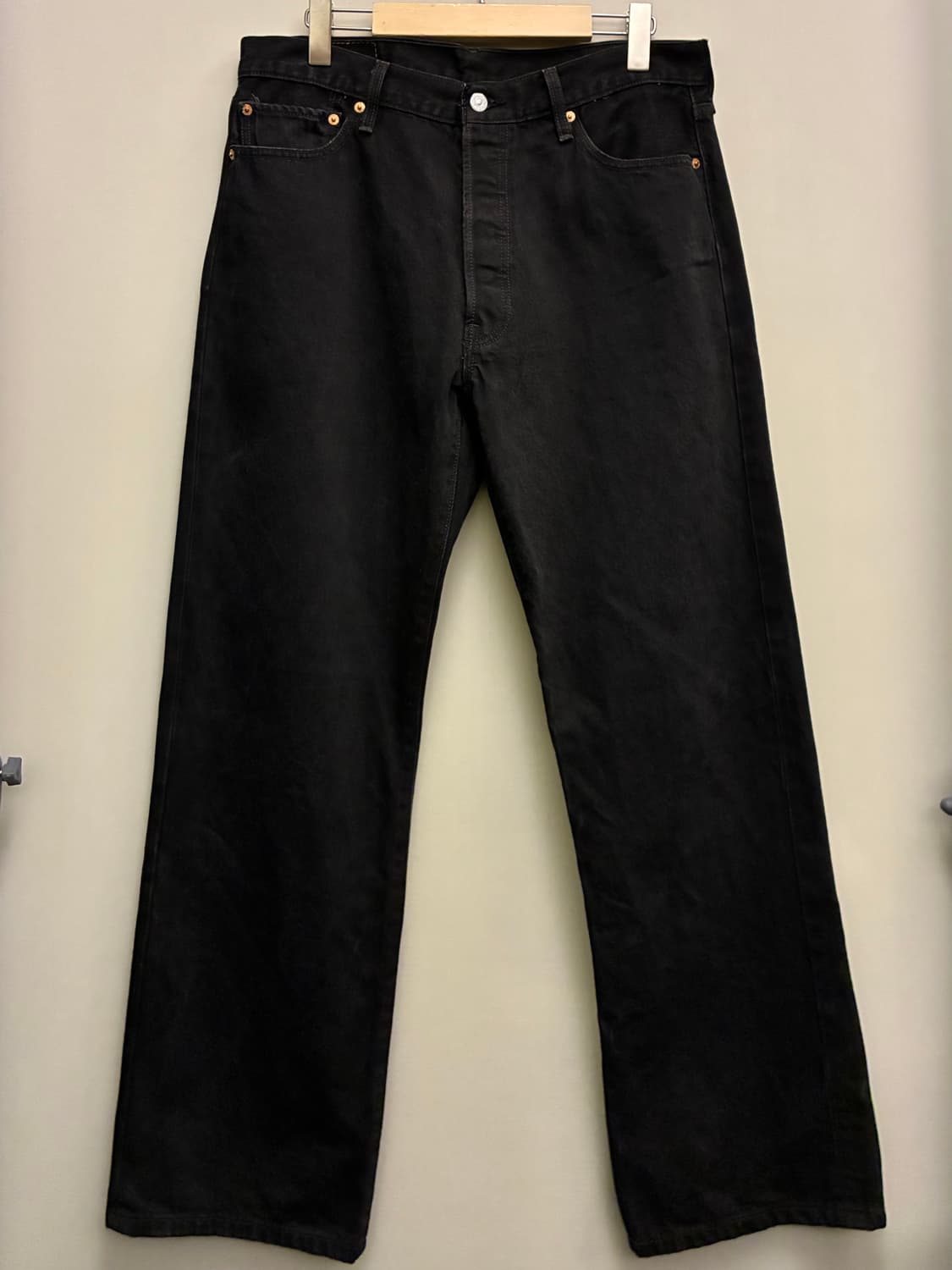 (34~35)00s Levis 리바이스 501 흑청 데님 블랙진 청바지 상품이미지10