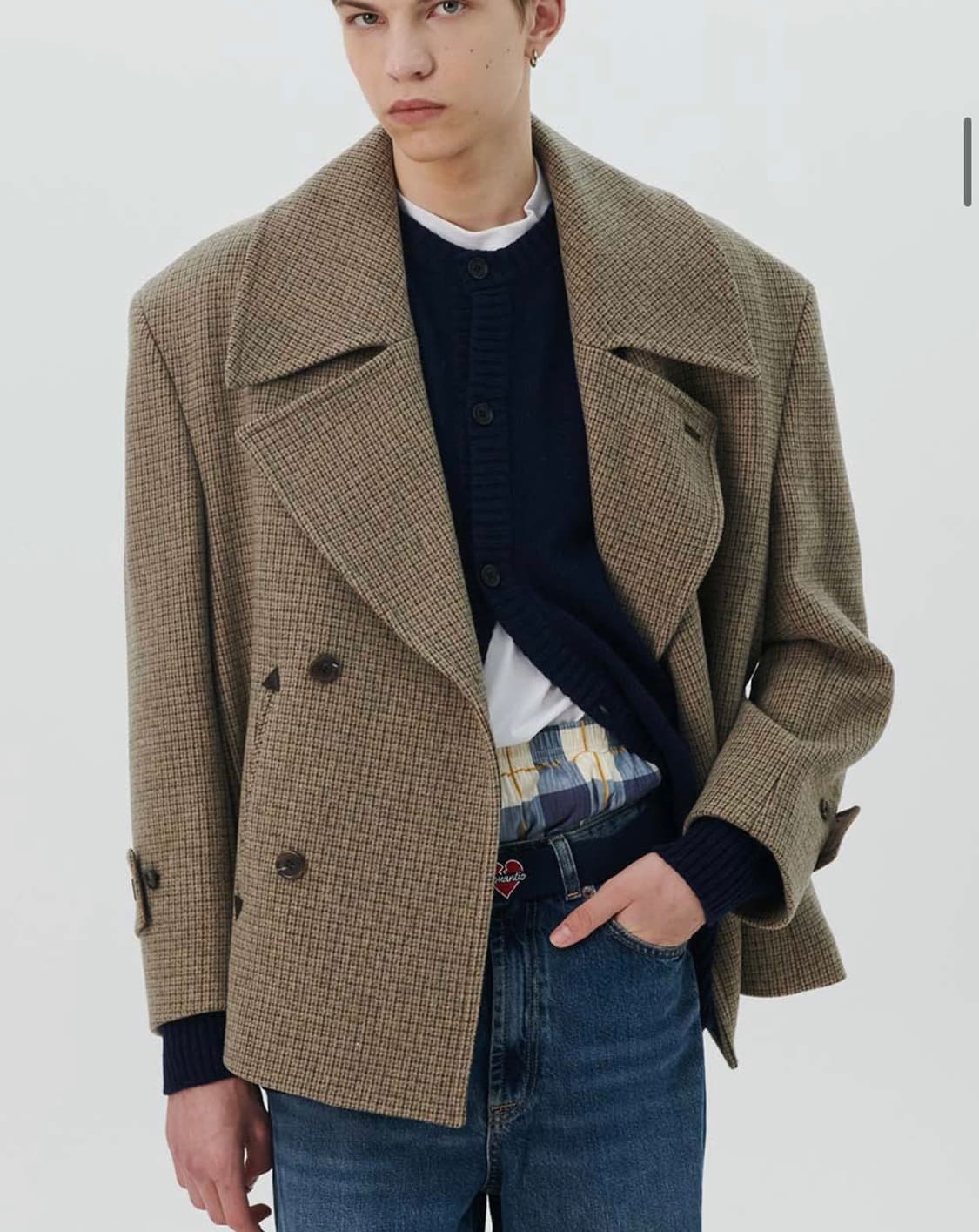 비욘드클로젯 노맨틱 오버사이즈 울코트 M사이즈 상품이미지1