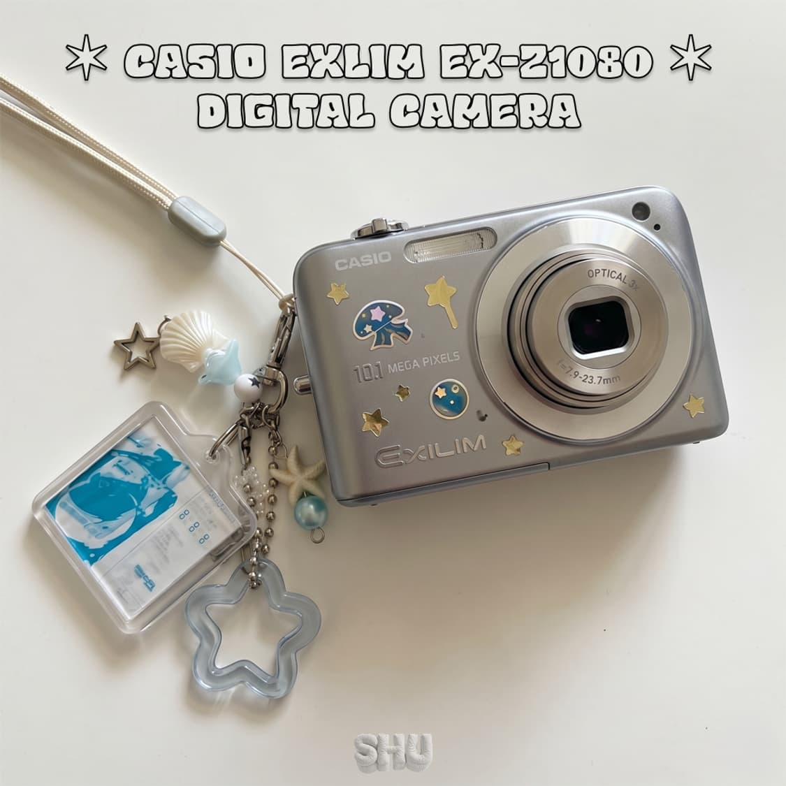 카시오 엑슬림 EX-Z1080 빈티지 디카 실버 상품이미지2
