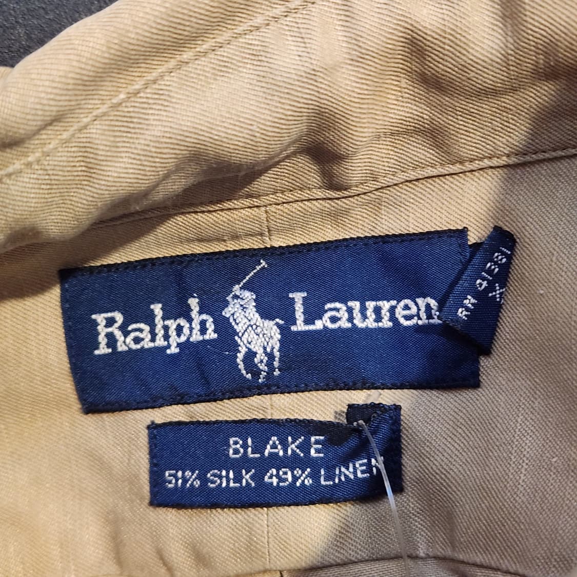 폴로 랄프로렌 베이지 셔츠 (L) 상품이미지2