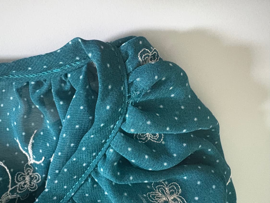emerald sheer blouse 상품이미지8