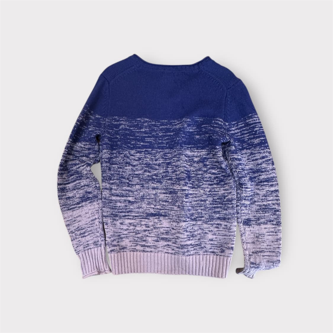 네이비 그라데이션 니트 상품이미지2