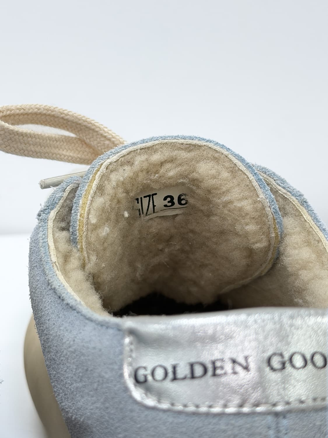 골든구스 스페이스 스타 시어링 스웨이드 플랫폼 스니커즈 상품이미지9