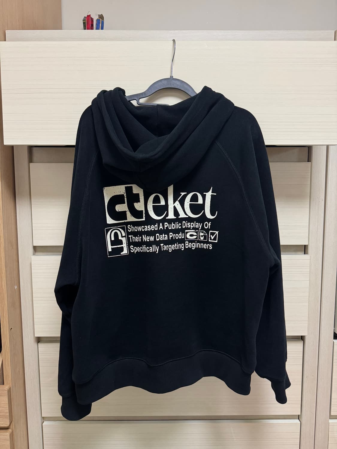 (M) 테켓 후드집업 Plan Zip-Up Hoodie Black 상품이미지2