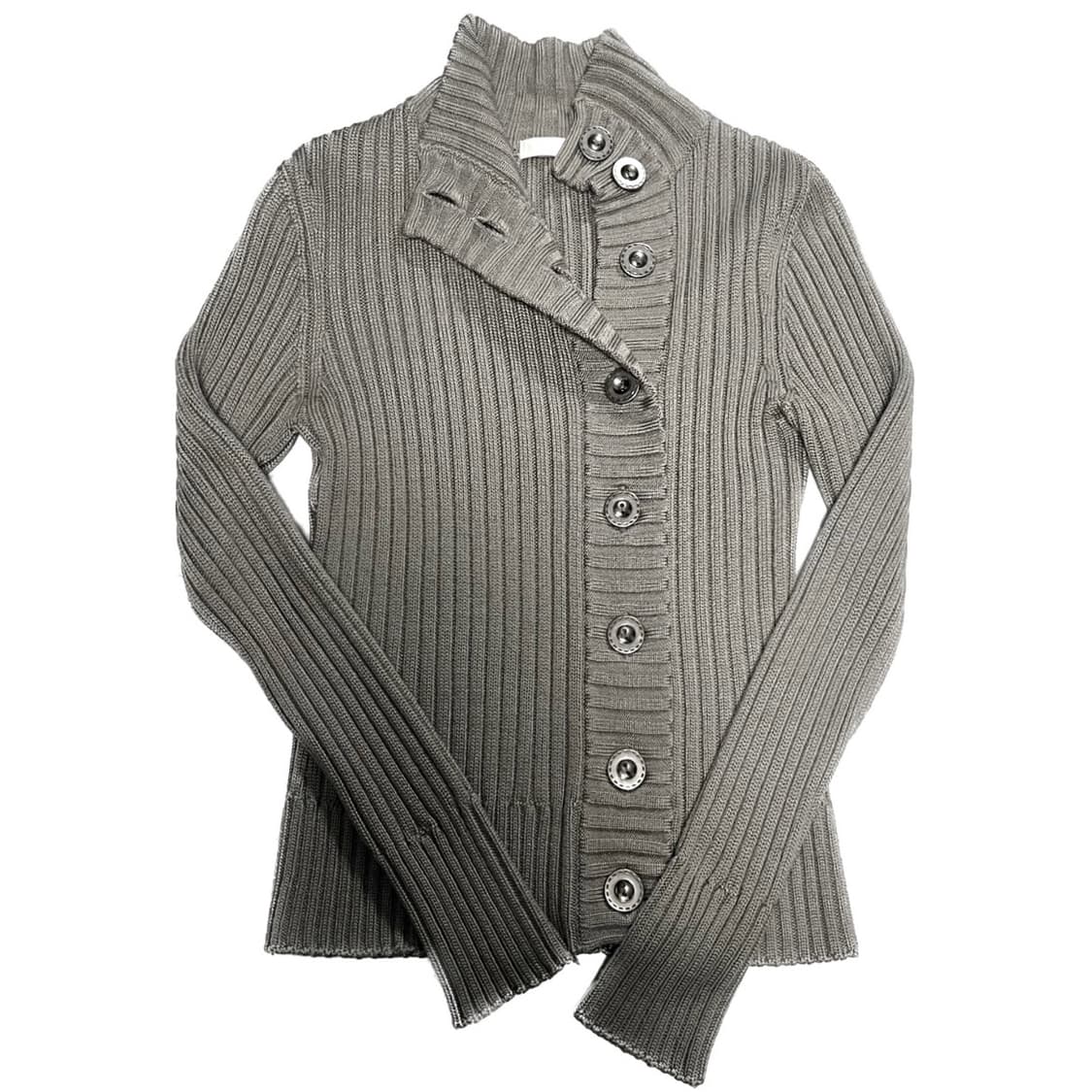 빈티지 왕단추 니트 집업 상품이미지2