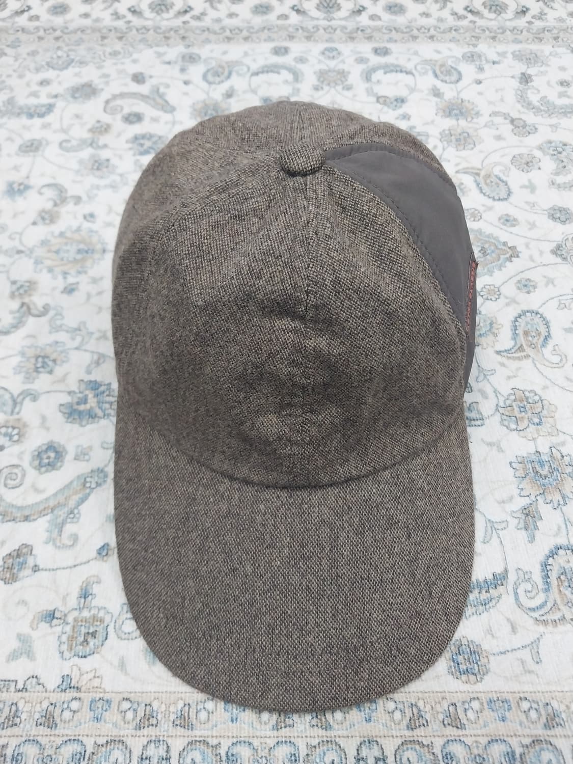 ASTRA 골프 울 혼방 배색 브라운 볼캡 상품이미지1