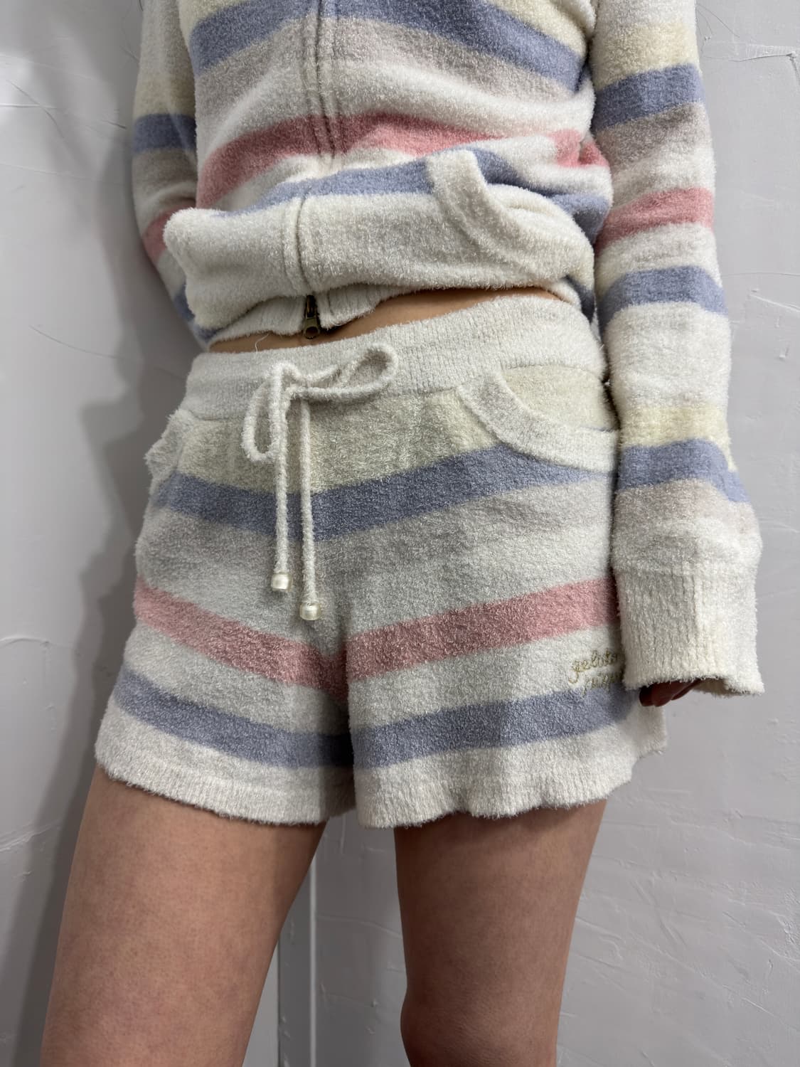 gelato pique stripe fleece setup 상품이미지5