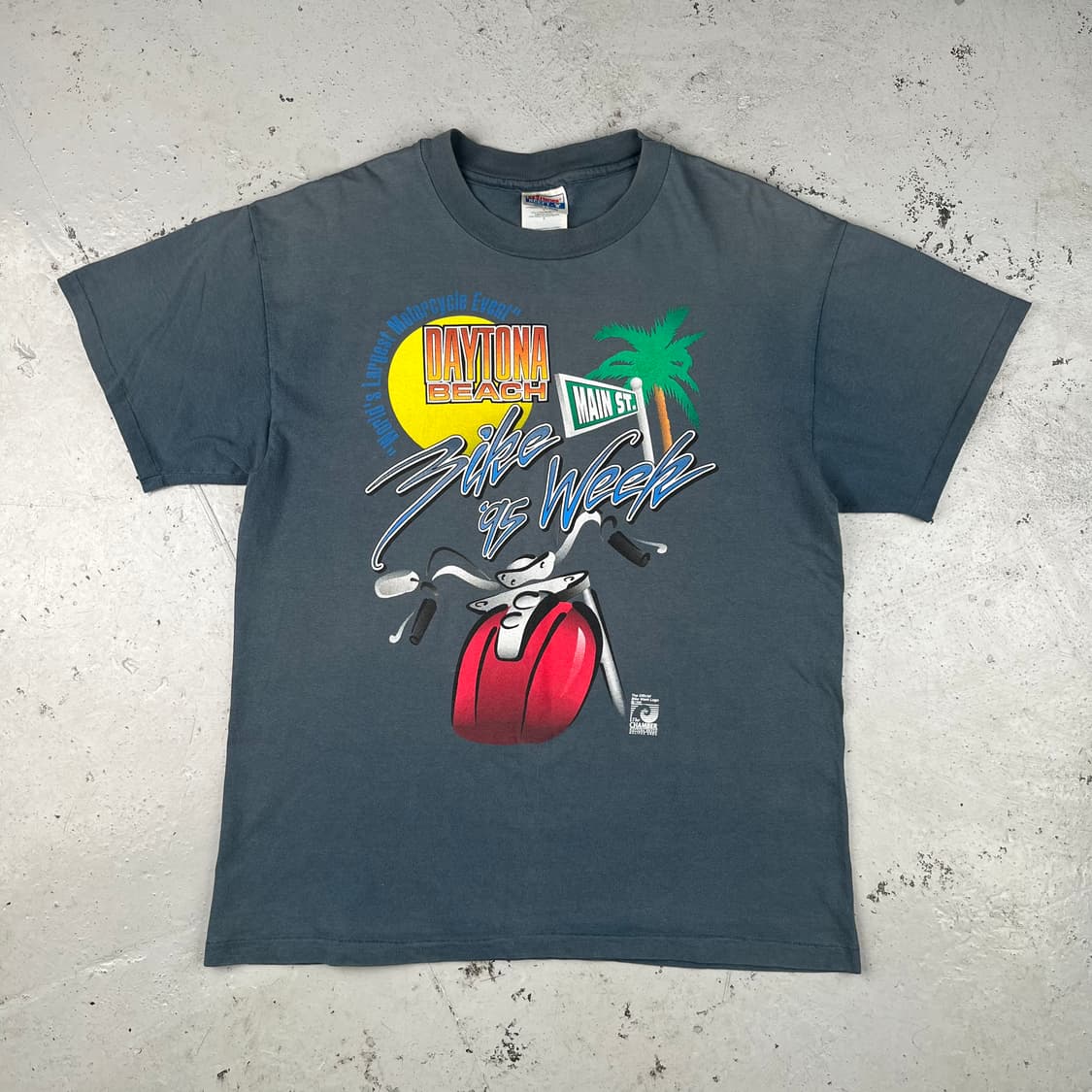 빈티지 1995 데이토나 비치 바이크 위크 반팔 상품이미지1