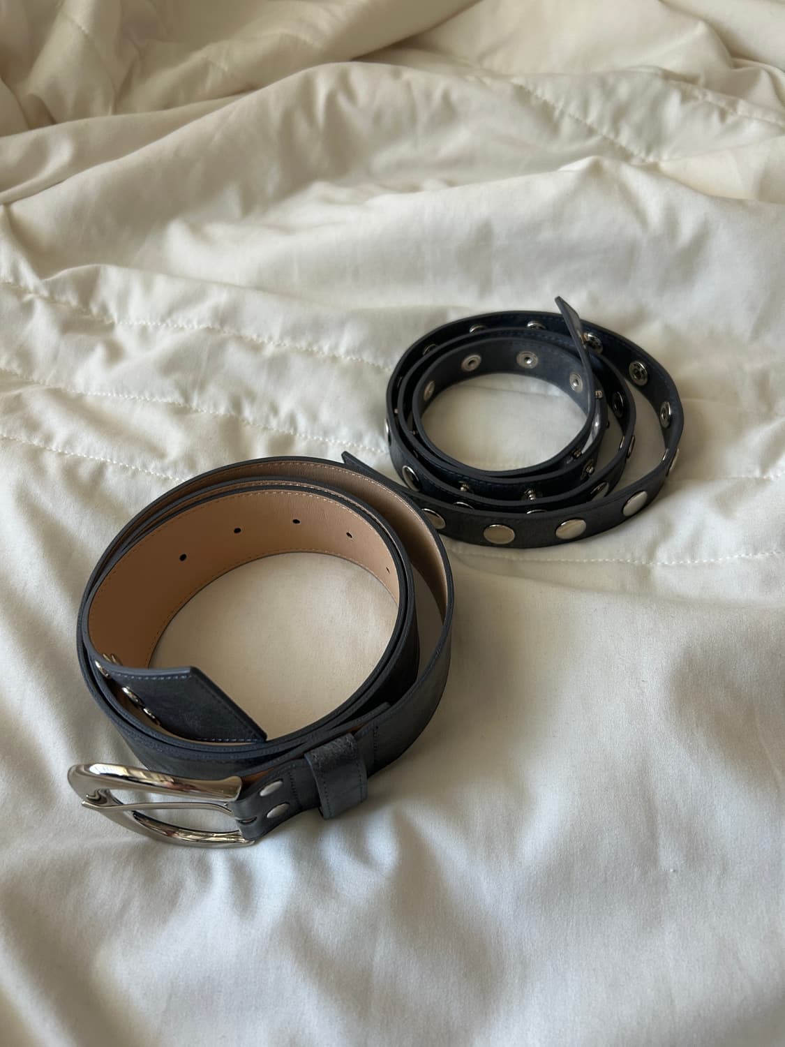 파르티멘토우먼 쓰리웨이 더블 레이어드 벨트_그레이 상품이미지1