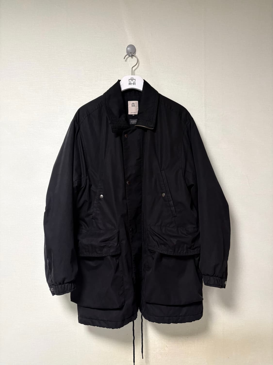 [2] 폴리테루 hvc 미드파카 블랙 상품이미지2