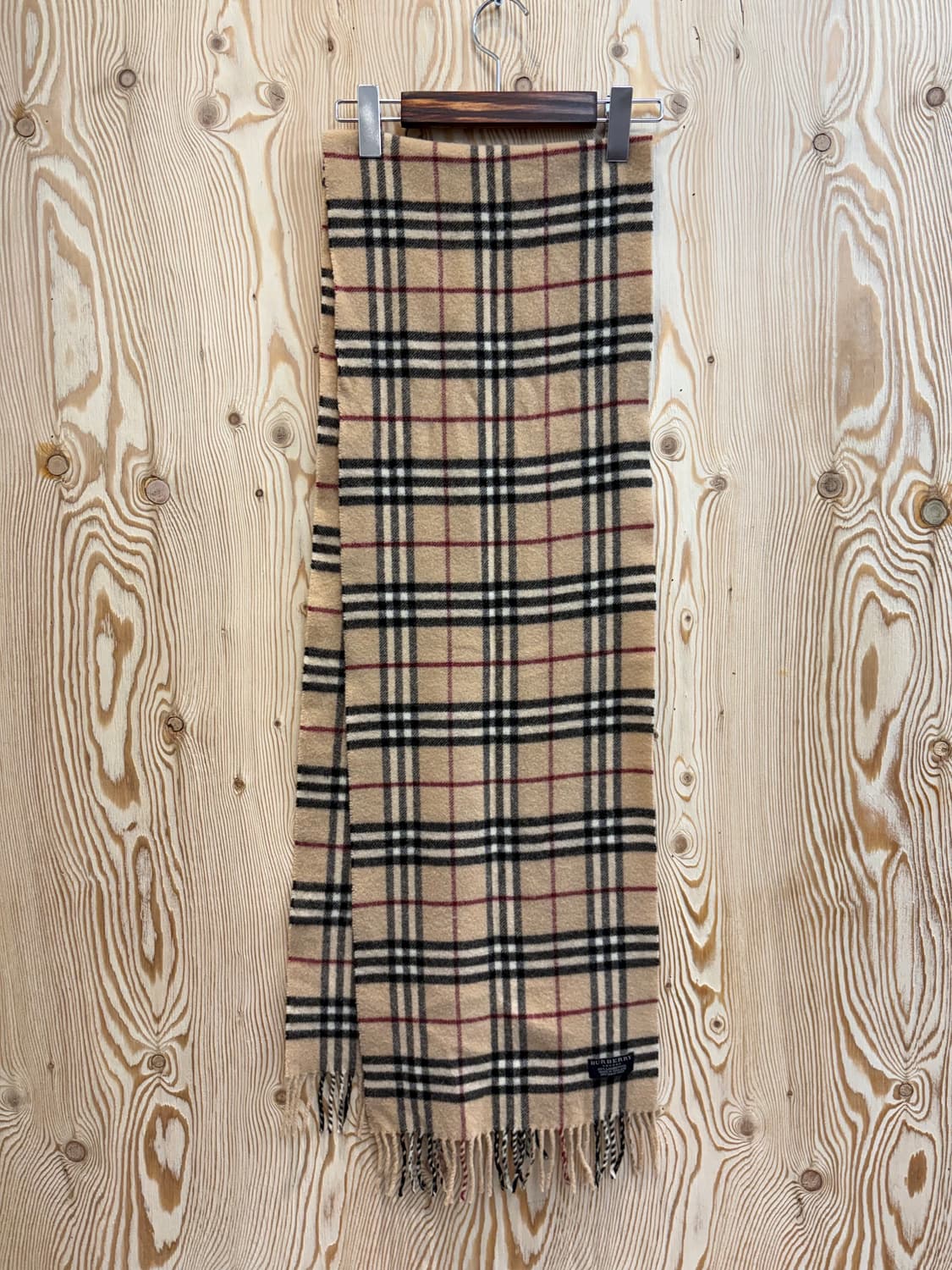 버버리 울 체크 머플러 상품이미지3