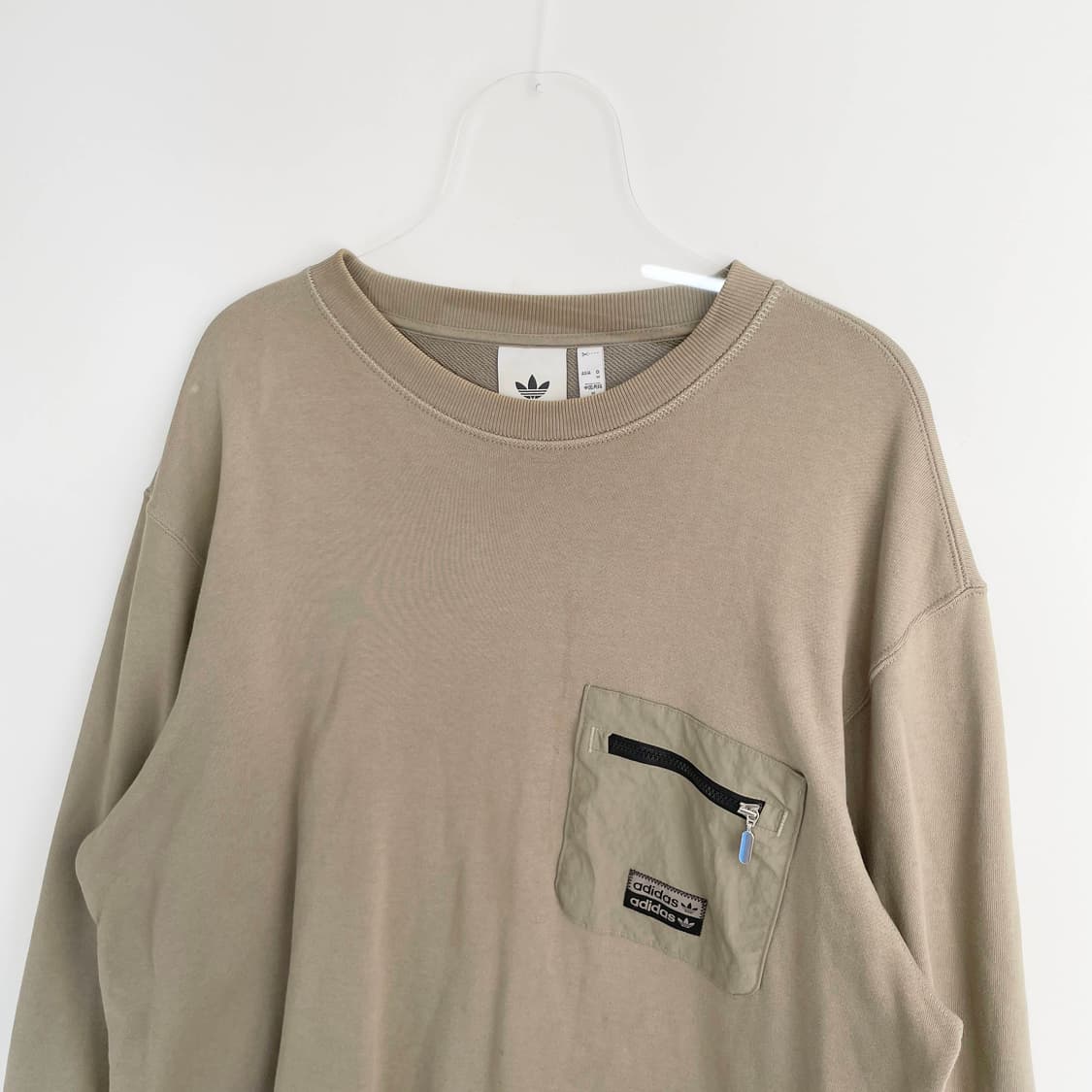 F1 아디다스 R.Y.V. 카키색 포켓 스웻셔츠 XL사이즈 상품이미지2