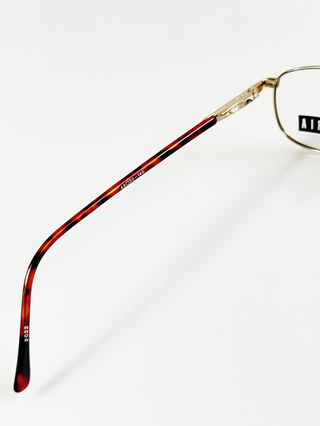 90s VICTORIA 골드 메탈 슬림 스퀘어 빈티지 안경 상품이미지7