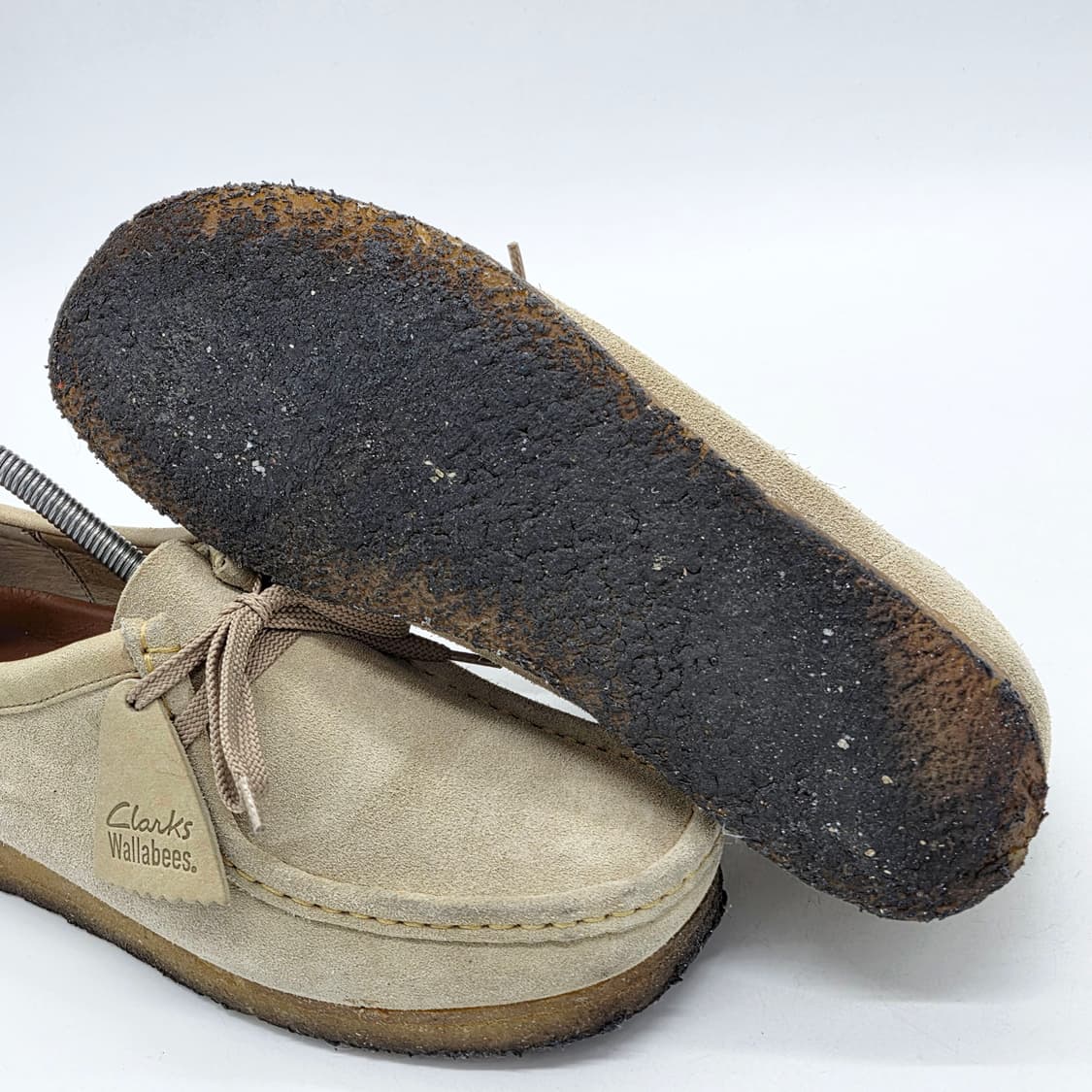  클락스 왈라비 베이지 스웨이드 (8 1/2 M) 상품이미지3