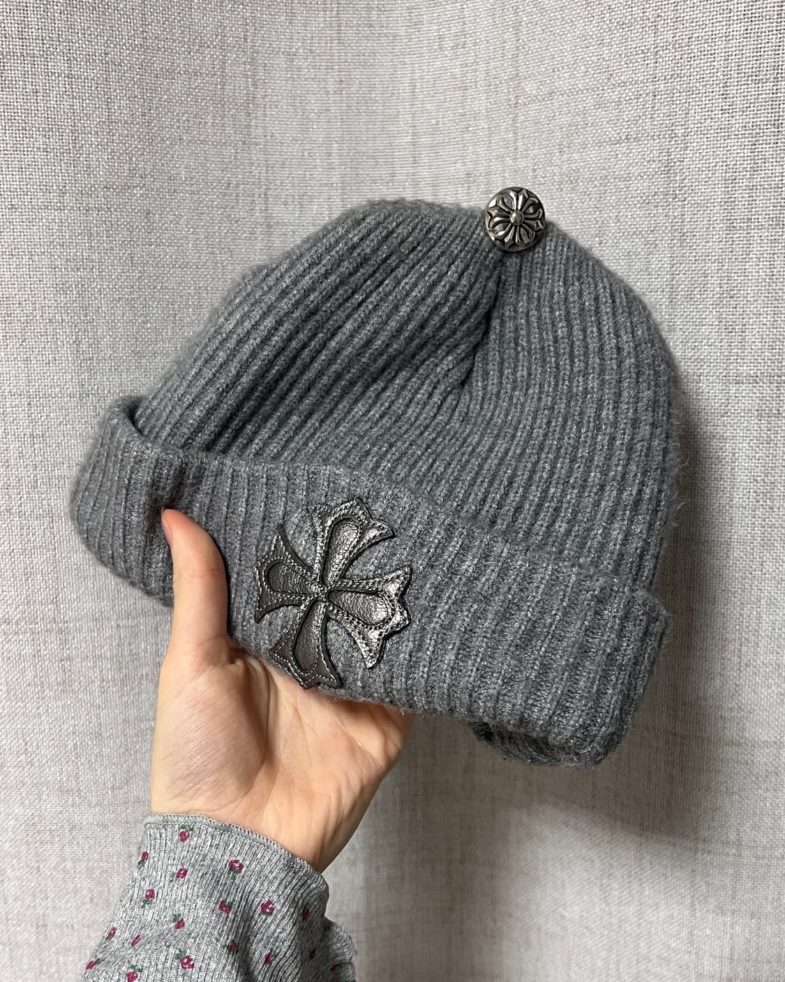 빈티지 회색 비니 상품이미지2