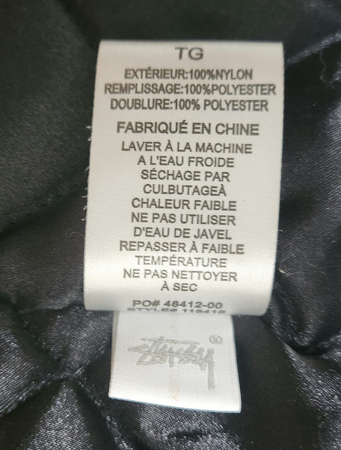 Stussy 스투시 후드 시그니처 빅로고 롱패딩 돕바(XL) 상품이미지8