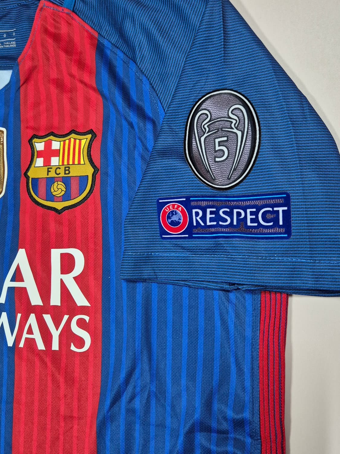 16-17 바르셀로나 네이마르 홈 유니폼 L 상품이미지5