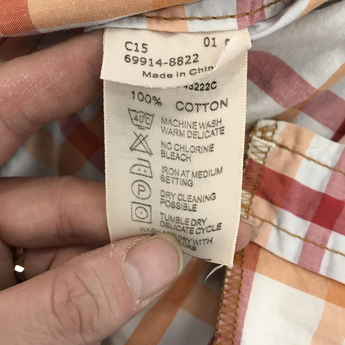 리바이스 TYPE1 웨스턴 체크셔츠 [XL] 상품이미지6