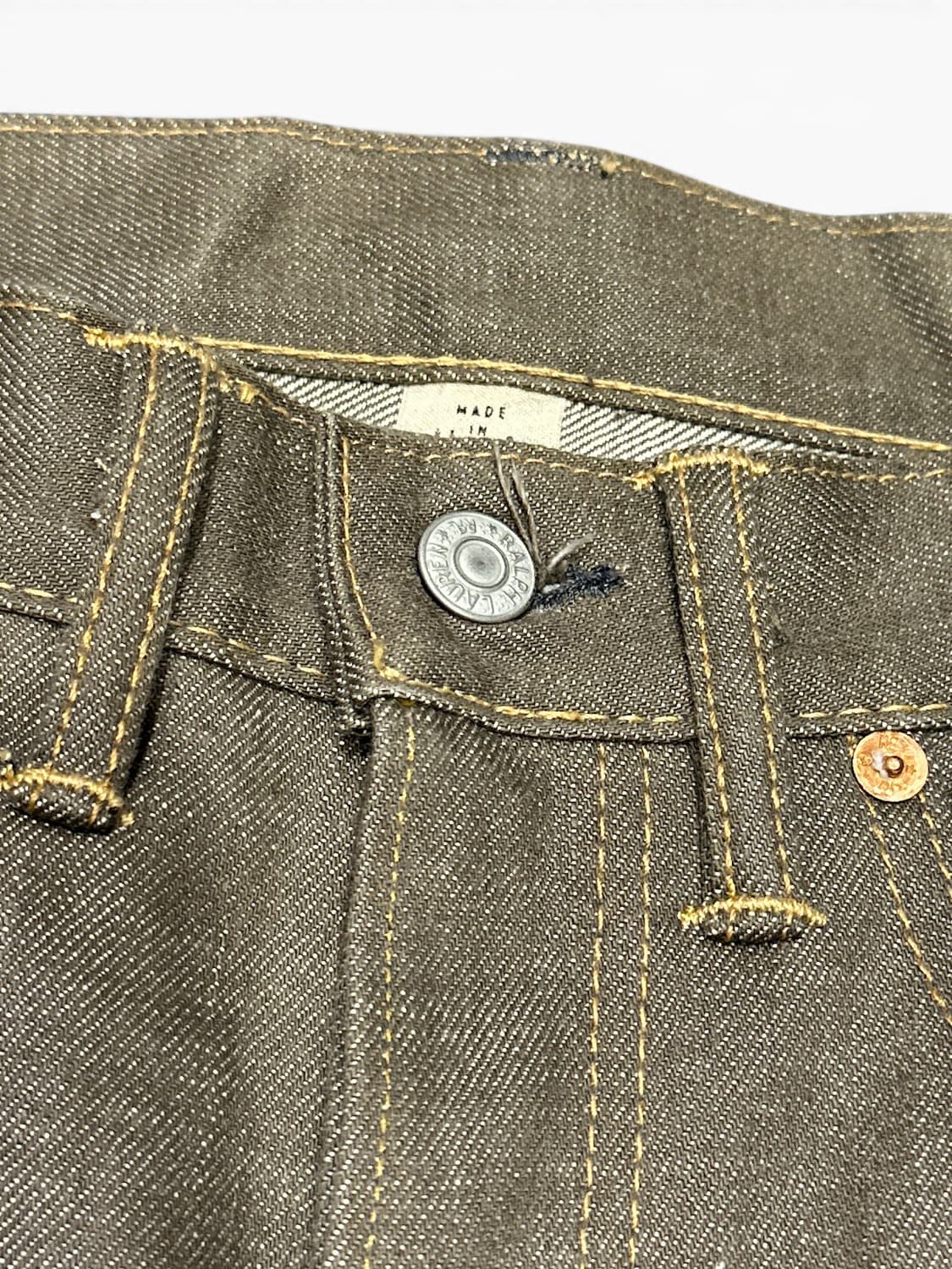 RRL Coffee Selvedge Denim Pants 32inch 상품이미지6