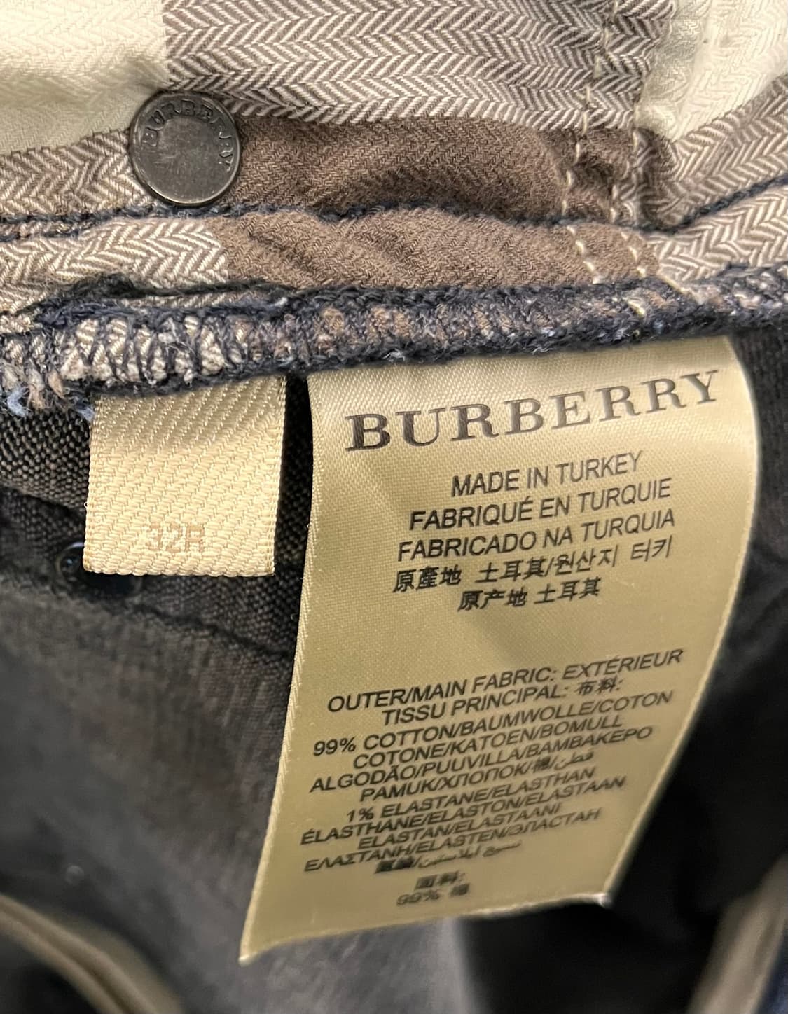 버버리 브릿 데님 팬츠 32R 상품이미지5