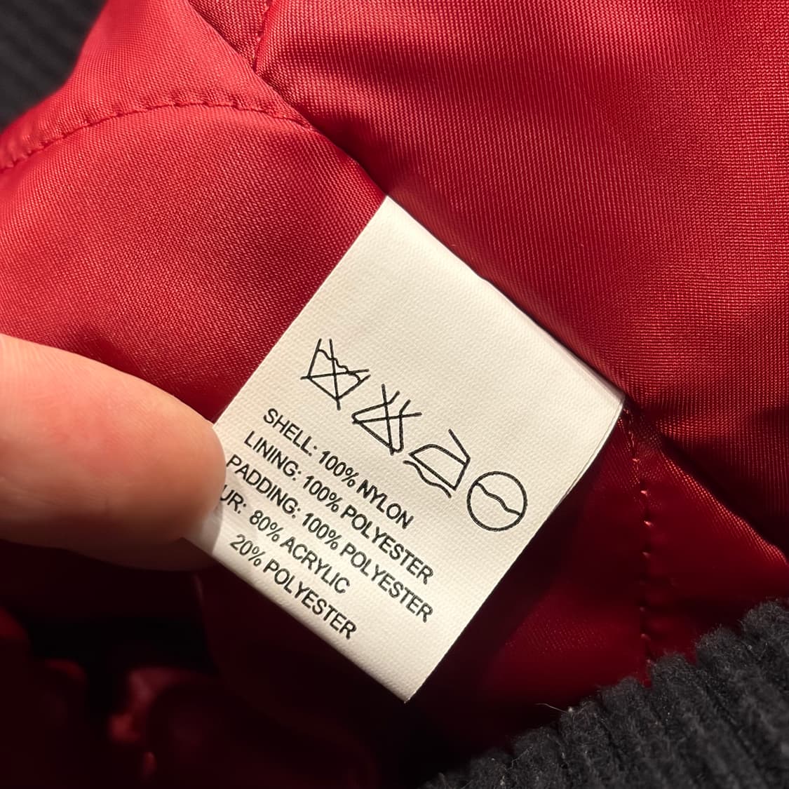 [M] 엑스톤즈 XTONZ 블랙 항공 패치 마원 봄버 자켓 D442 상품이미지9