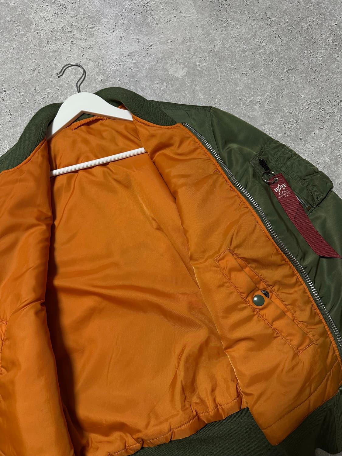 알파인더스트리 MA-1 리버시블 항공점퍼 상품이미지7