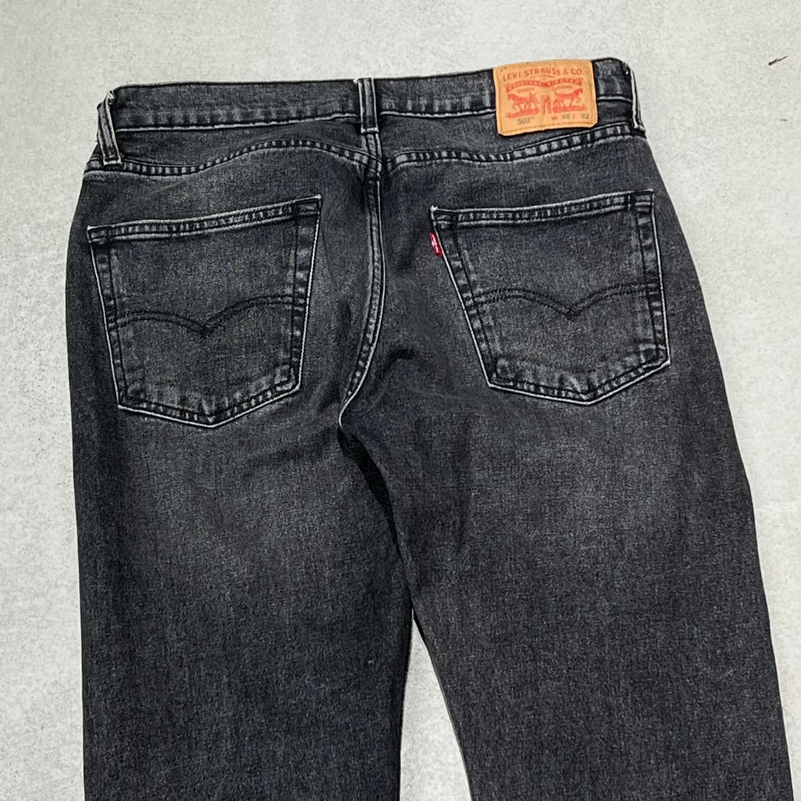 리바이스 502 흑청 데님팬츠 s10839 상품이미지4