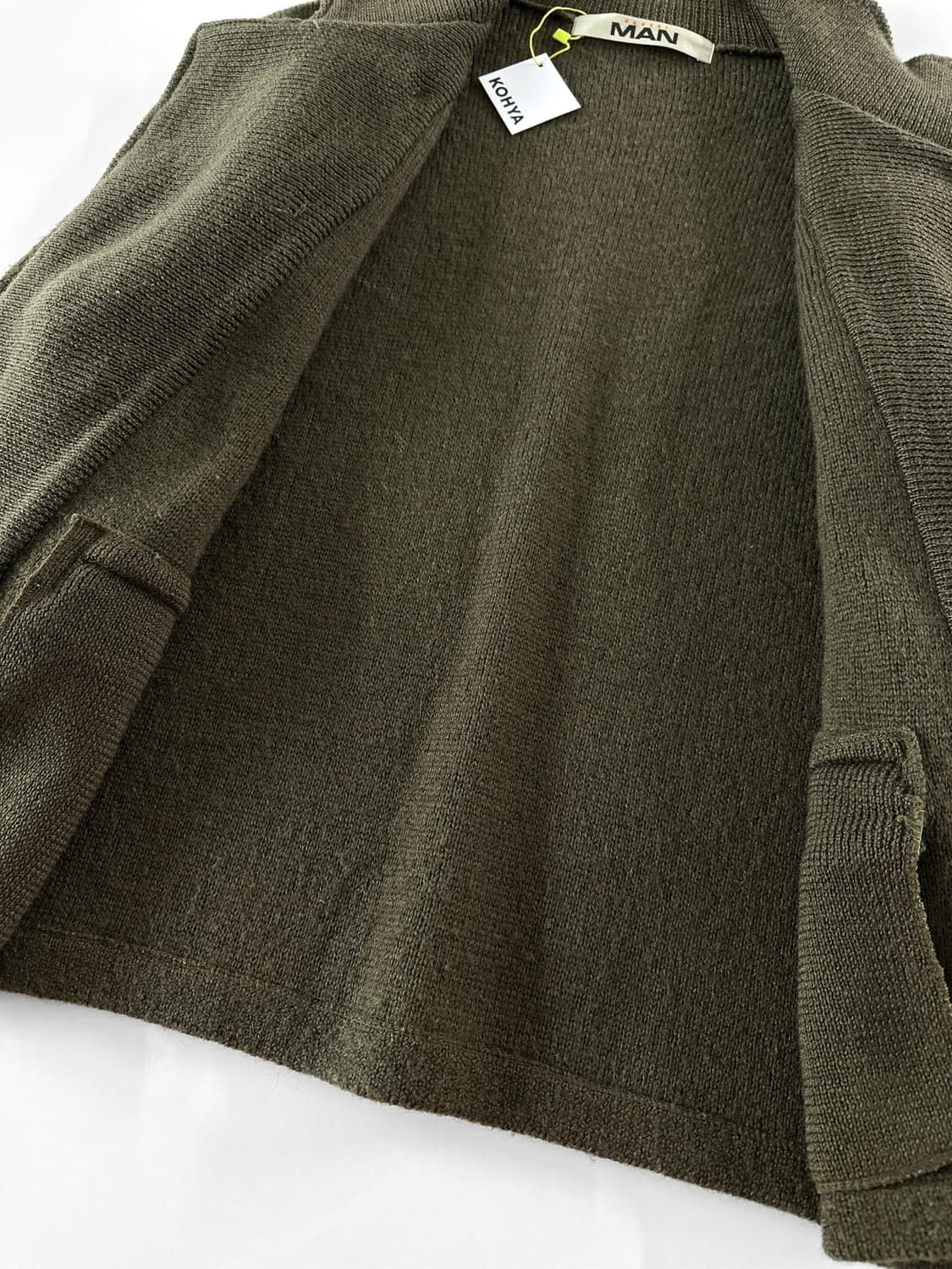 80~90s 빈티지 간사이 야마모토 맨 울 니트 자켓 상품이미지8