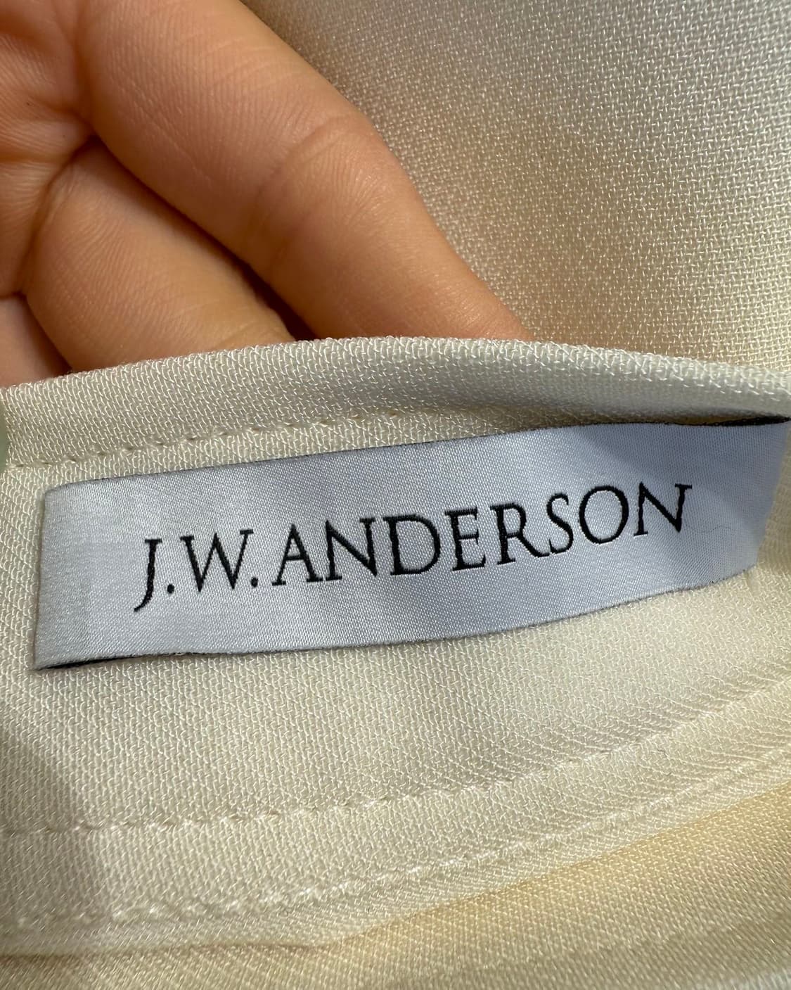 jw앤더슨 아이보리 레이어드 행커치프 미디스커트 상품이미지8