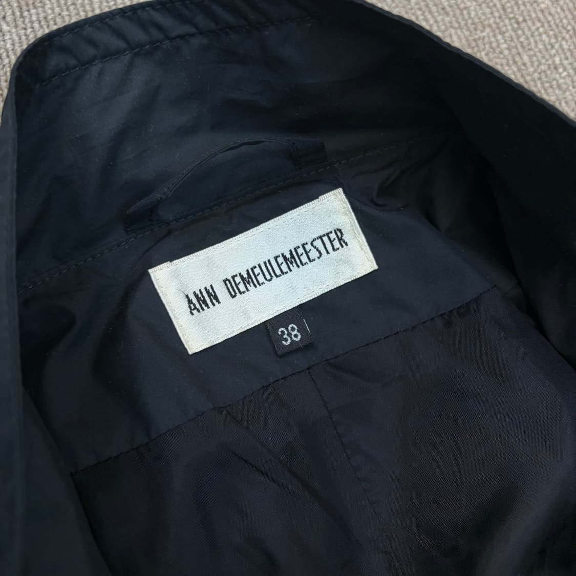 Ann Demeulemeester 앤드뮐미스터 비대칭 트렌치 코트  상품이미지7