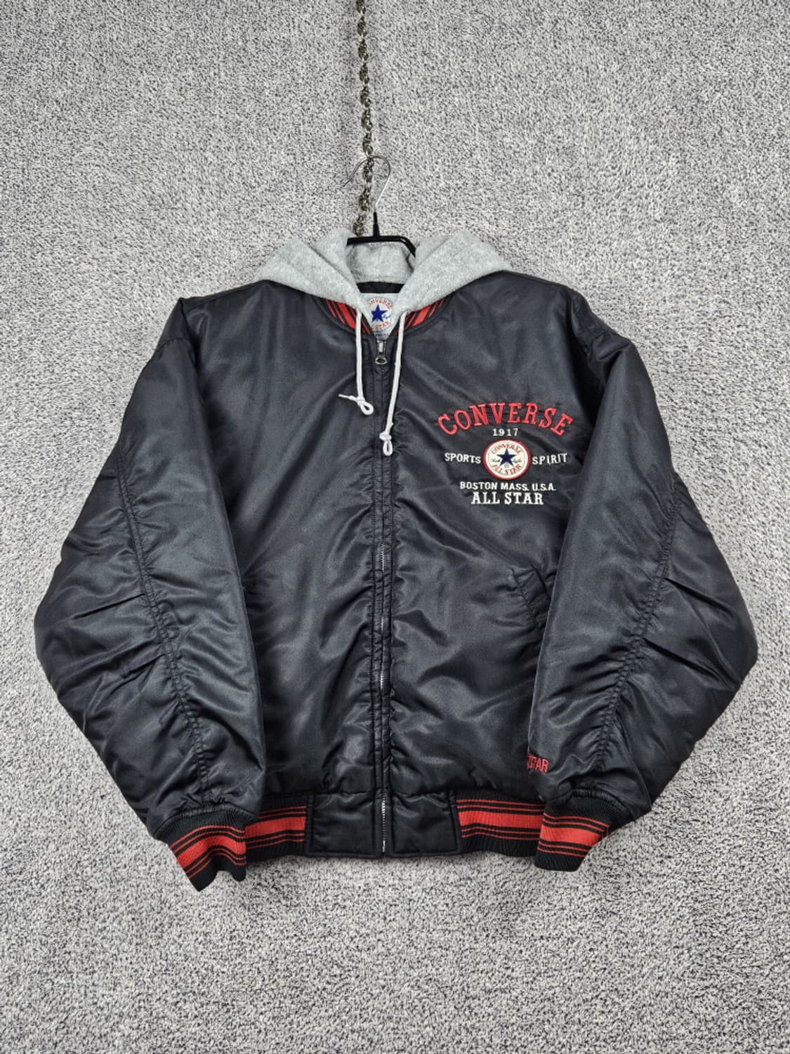 컨버스 올스타 봄버 후드 바시티 자켓 ( L ) / 10112 상품이미지3