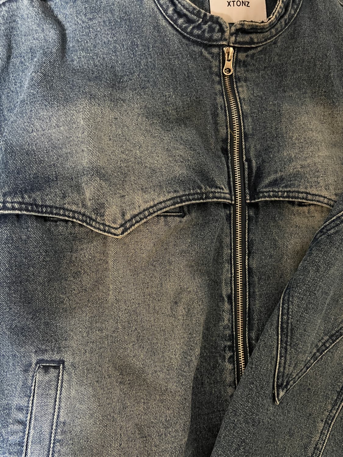 엑스톤즈 다이아몬드 데님자켓 상품이미지2