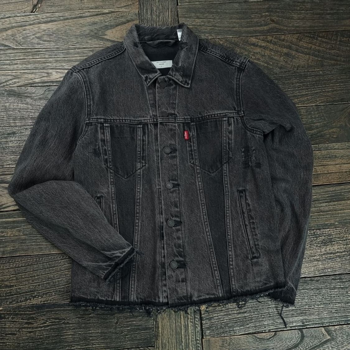 [리바이스] 알터드 트러커 흑청 블랙 데님 자켓 청자켓 M18885 상품이미지1