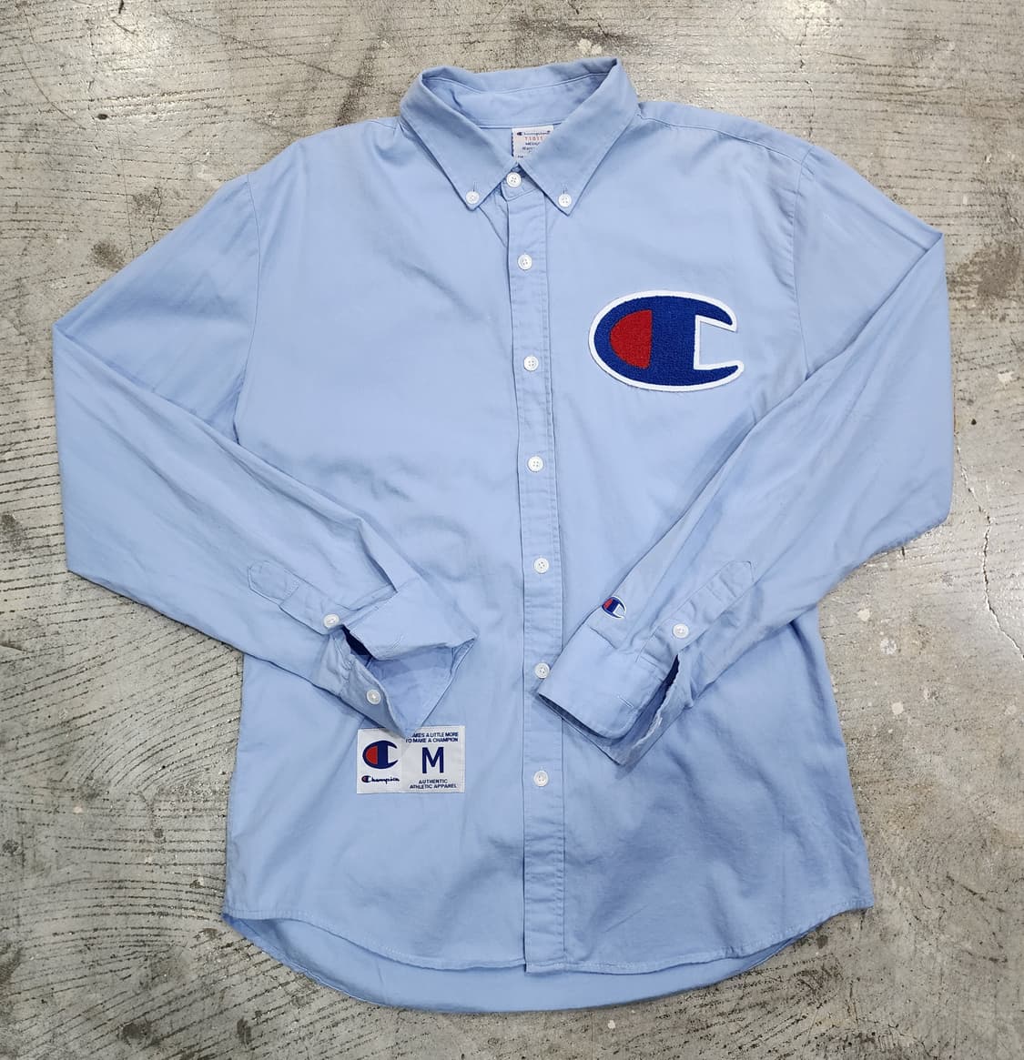 챔피온 빅로고 Heavy weight 긴팔 셔츠 M 상품이미지2