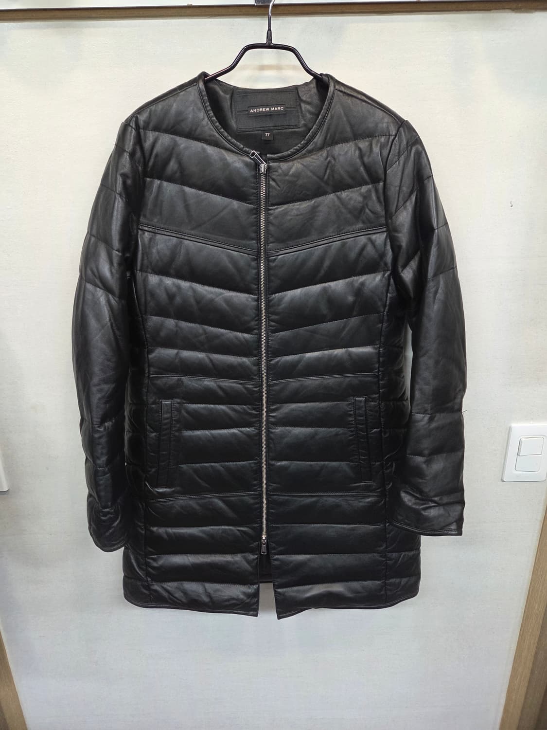 Andrew Marc 양가죽 구스다운 패딩코트 L 상품이미지1