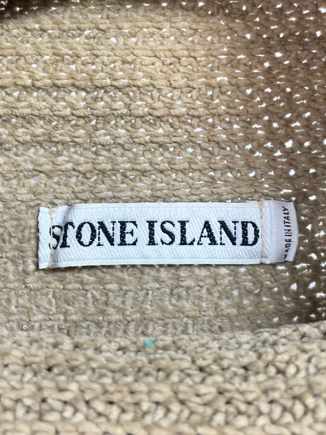 90s 스톤아일랜드 베이지 하이넥 니트 (on.438) 상품이미지6