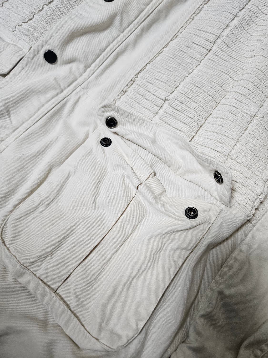 일본 빈티지 빅포켓 히든지퍼 누빔 코튼 캐주얼 자켓 상품이미지6