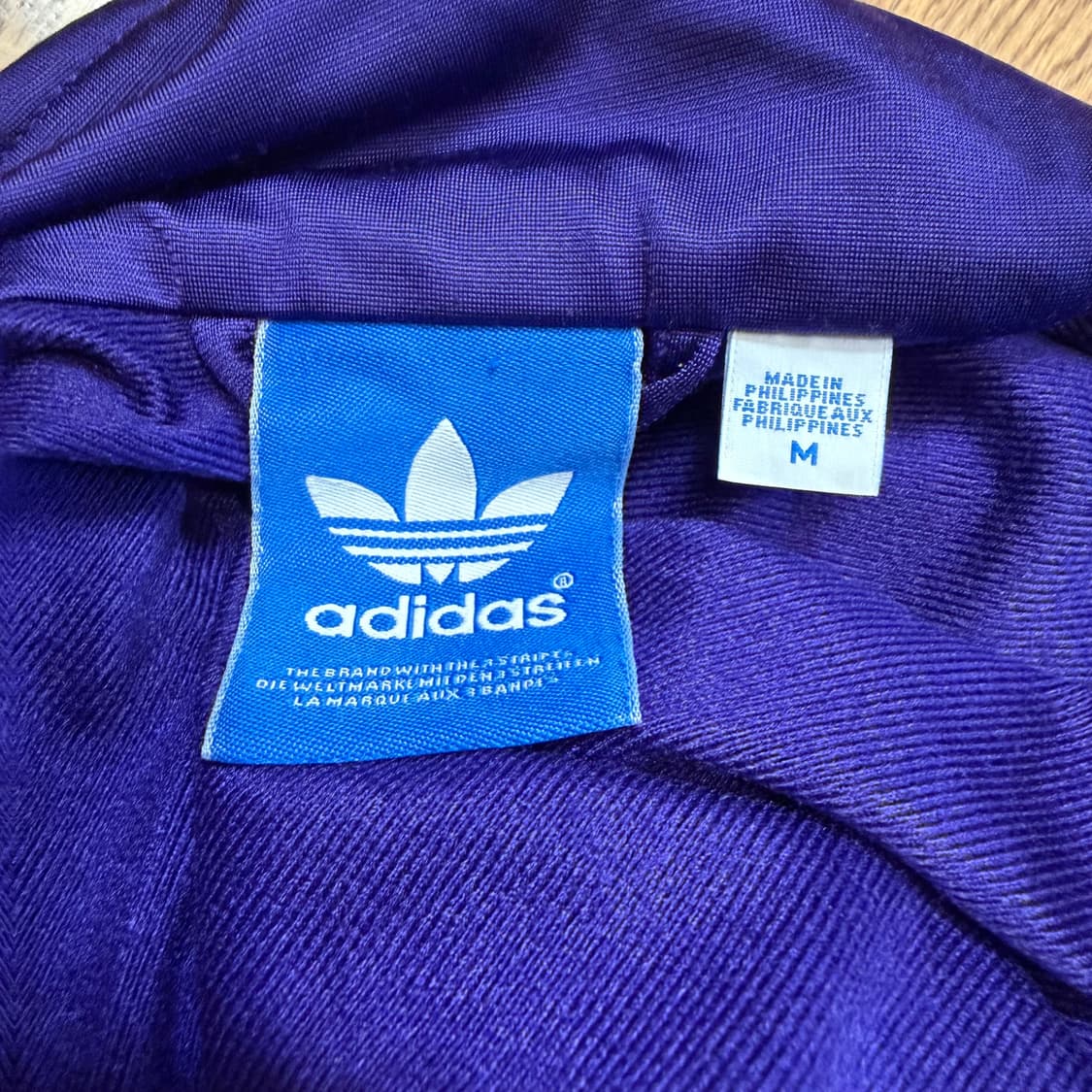 아디다스 구 파이어버드 딥퍼플 져지 상품이미지3