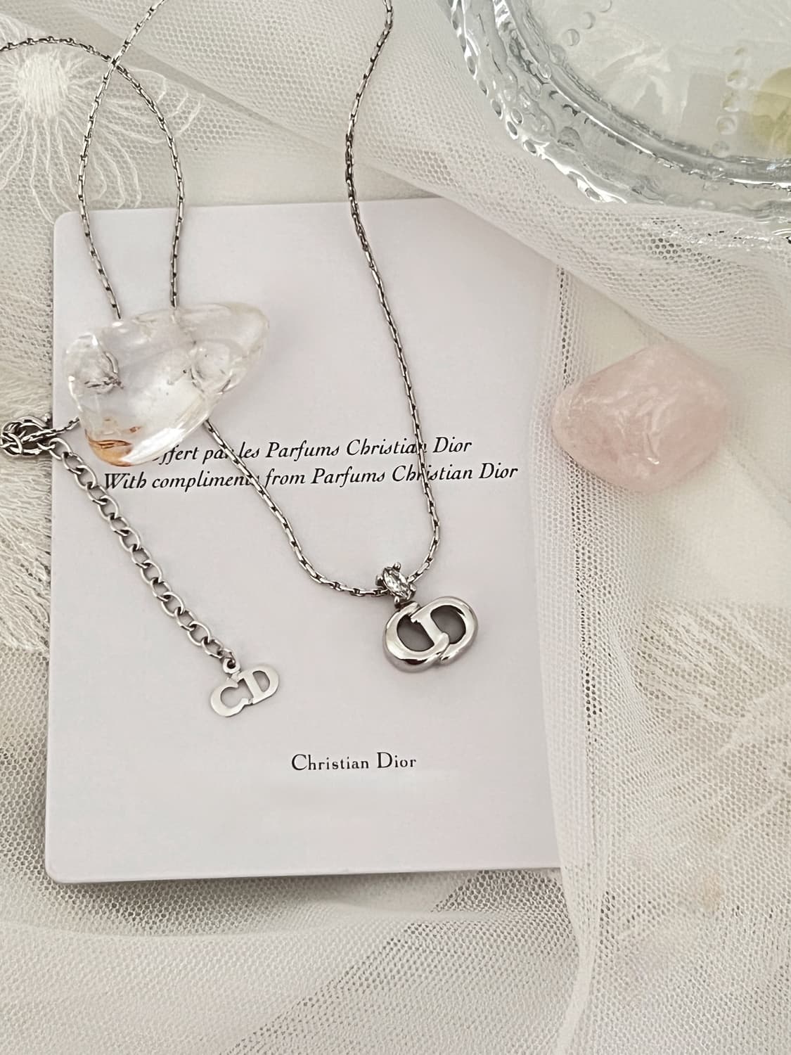 디올 CD 1 스톤 목걸이 / 정품감정. 케어 상품이미지10