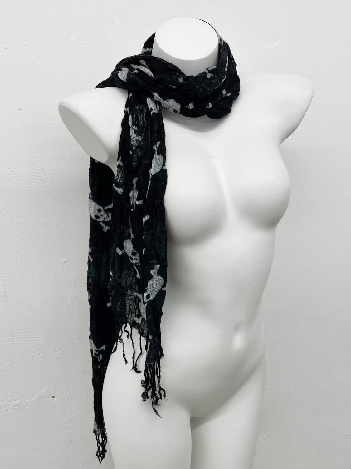 펑크 스컬 수술 머플러  상품이미지6