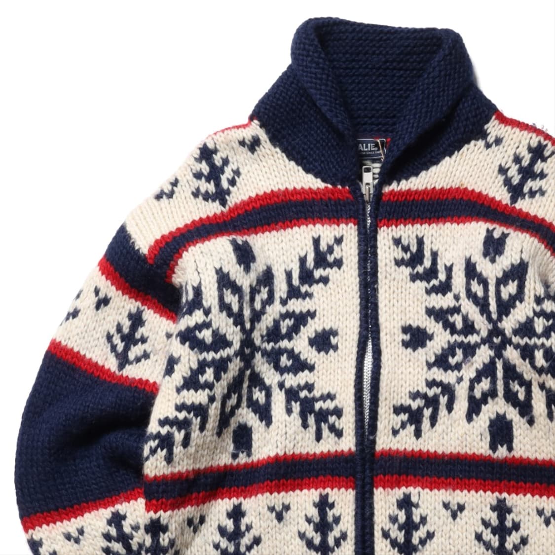 Yalie Nordic Zip Up Cardigan  상품이미지2