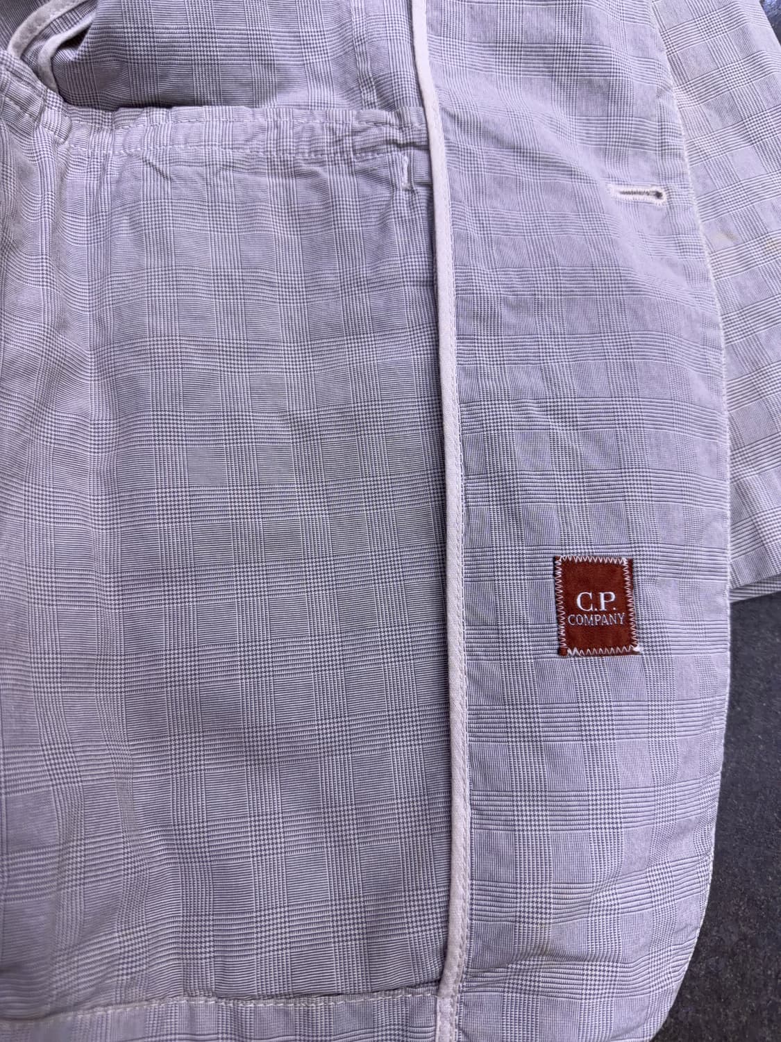 CP 컴퍼니 글렌체크 패턴 투버튼 블레이저 자켓 103 상품이미지10