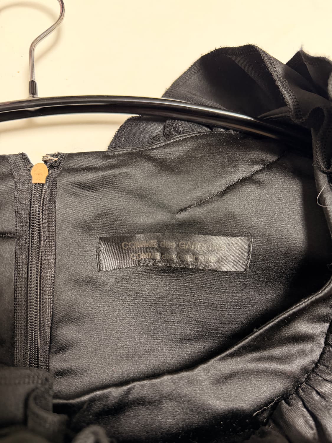 꼼데가르송 블랙 러플 드레스 상품이미지3